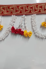 Multicolor Woolen Pom Pom Handmade Traditional Toran For Home Shop & Temple