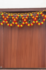 Multicolor Woolen Pom Pom Handmade Traditional Toran For Home Shop & Temple