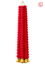 Multicolor Woolen Pom Pom Handmade Traditional Toran For Home Shop & Temple