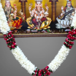 Multicolor Soft Fabric Traditional Garland For Home Shop & Temple