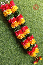 Multicolor Soft Fabric Traditional, Garland For Home Shop & Temple