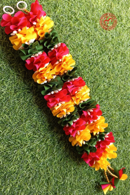 Multicolor Soft Fabric Traditional, Garland For Home Shop & Temple