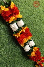 Green&Yellow&Red&White Soft Fabric Traditional, Auspicious Trending From Years A Sign Of Indian Culture For Home Shop & Temple