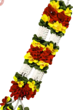 Green&Yellow&Red&White Soft Fabric Traditional, Auspicious Trending From Years A Sign Of Indian Culture For Home Shop & Temple - Image 2