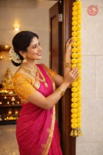 Multicolor Woolen Pom Pom Handmade Traditional Toran For Home Shop & Temple - Image 4