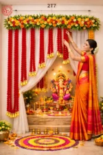 Multicolor Woolen Pom Pom Handmade Traditional Toran For Home Shop & Temple - Image 4