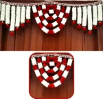 Multicolor Woolen Pom Pom Handmade Traditional Toran For Home Shop & Temple - Image 3