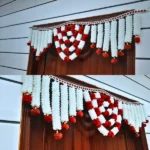 Multicolor Woolen Pom Pom Handmade Traditional Toran For Home Shop & Temple - Image 5