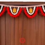 Multicolor Woolen Pom Pom Handmade Traditional Toran For Home Shop & Temple - Image 5