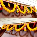 Multicolor Woolen Pom Pom Handmade Traditional Toran For Home Shop & Temple - Image 4