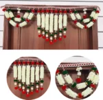 Multicolor Woolen Pom Pom Handmade Traditional Toran For Home Shop & Temple - Image 3