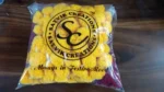 Yellow Woolen Pom Pom Handmade Traditional Toran For Home Shop & Temple - Image 4