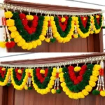 Multicolor Woolen Pom Pom Handmade Traditional Toran For Home Shop & Temple - Image 3