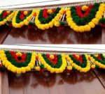 Multicolor Woolen Pom Pom Handmade Traditional Toran For Home Shop & Temple - Image 4