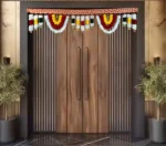 Multicolor Woolen Pom Pom Handmade Traditional Toran For Home Shop & Temple - Image 6