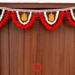Multicolor Woolen Pom Pom Handmade Traditional Toran For Home Shop & Temple - Image 4
