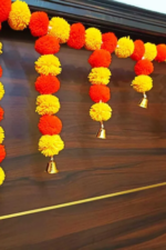 Multicolor Woolen Pom Pom Handmade Traditional Toran For Home Shop & Temple