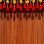 Multicolor Woolen Pom Pom Handmade Traditional Toran For Home Shop & Temple