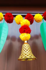 Multicolor Woolen Pom Pom Handmade Traditional Toran For Home Shop & Temple - Image 2