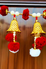 Multicolor Woolen Pom Pom Handmade Traditional Toran For Home Shop & Temple - Image 2