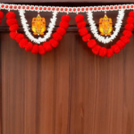 Multicolor Woolen Pom Pom Handmade Traditional Toran For Home Shop & Temple