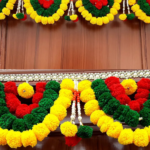 Multicolor Woolen Pom Pom Handmade Traditional Toran For Home Shop & Temple