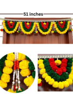 Multicolor Woolen Pom Pom Handmade Traditional Toran For Home Shop & Temple - Image 2