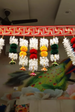 Multicolor Woolen Pom Pom Handmade Traditional Toran For Home Shop & Temple