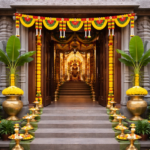 Multicolor Woolen Pom Pom Handmade Traditional Toran For Home Shop & Temple