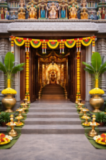 Multicolor Woolen Pom Pom Handmade Traditional Toran For Home Shop & Temple